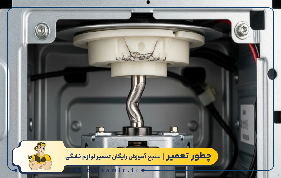 آسیب مکانیکی به شفت موتور یا محل اتصال آن به کوپلر