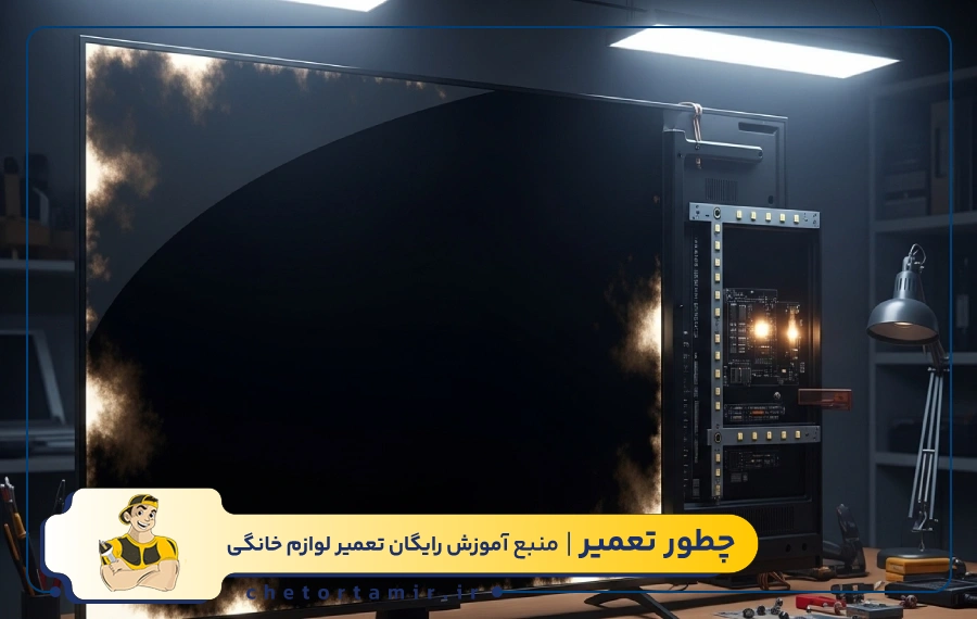 خرابی بک لایت تلویزیون
