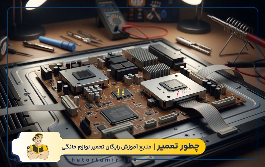 خرابی مین برد تلویزیون