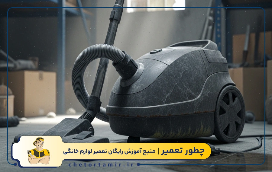 نگهداری جاروبرقی در محیط نمناک یا پر گرد و غبار