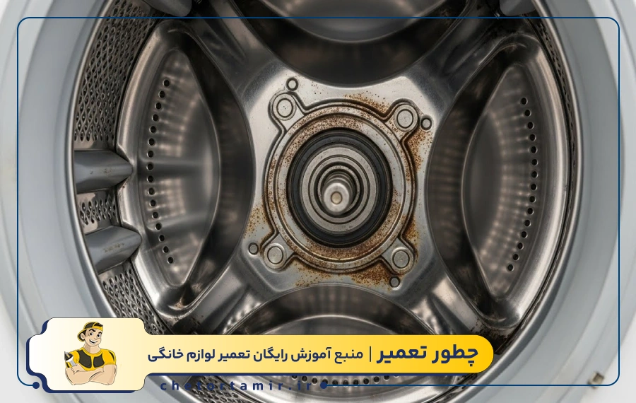 خرابی یا فرسودگی بوش های لاستیکی محل اتصال دیگ